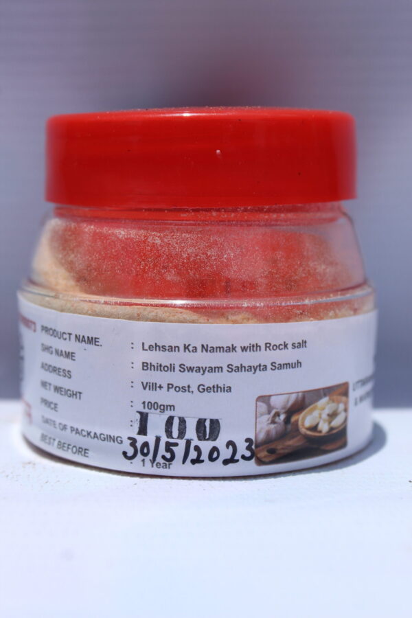 lehsan ka namak with rock salt(bhetoli.com)