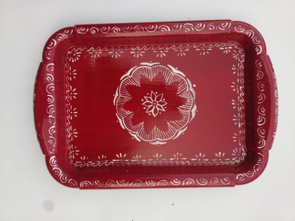 Handcrafted Aipan Service Tray(bhetoli.com)