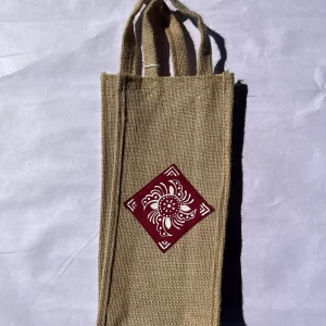 Jute handmade bottle bag bhetoli.com