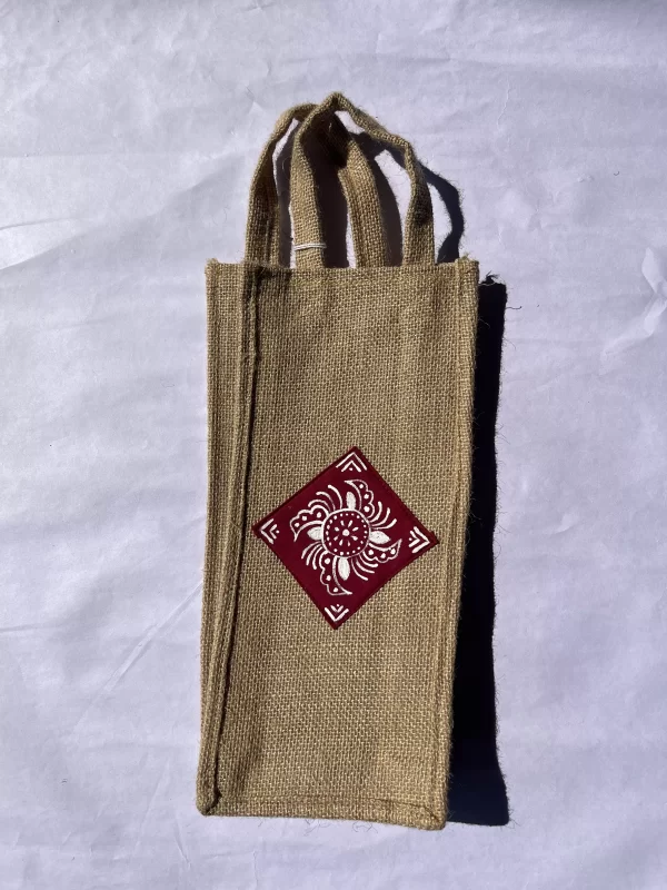 Jute handmade bottle bag bhetoli.com